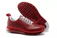 hombre zapatos 2013 nike air max nsw motion new listing leather punching usa red white